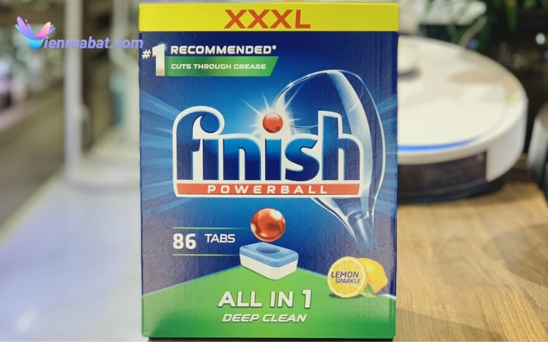 Hướng dẫn chi tiết cách sử dụng viên rửa bát Finish All In One 