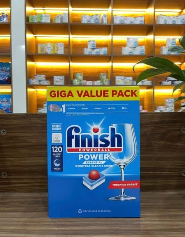 Viên rửa bát Finish Essential 120 viên