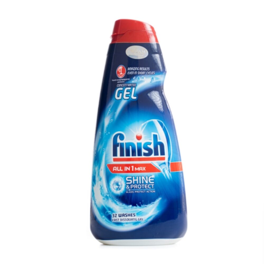 Gel Rửa Bát Finish All In One Shine&Protect 650ml