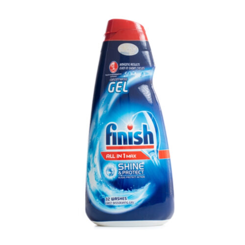 Gel Rửa Bát Finish All In One Shine&Protect 650ml