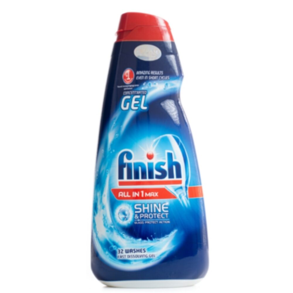 Gel Rửa Bát Finish All In One Shine&Protect 650ml