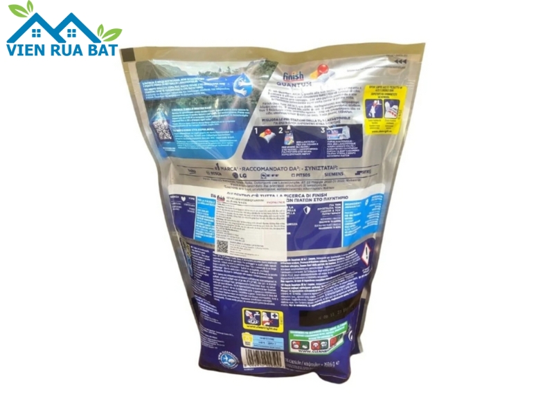Viên rửa bát Finish Quantum