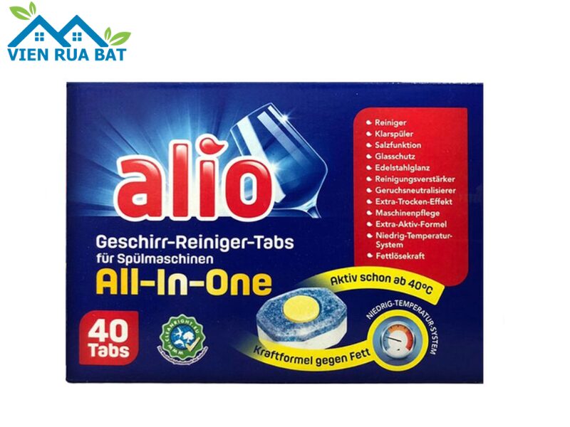 Viên rửa bát Alio Complete có tốt không? Review thực tế từ người dùng máy Bosch, Hafele Viên rửa bát Alio Complete