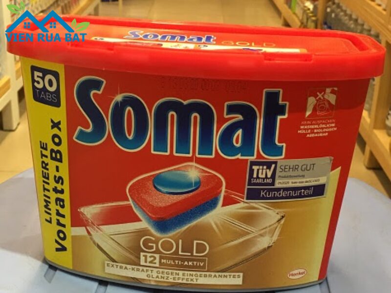 Tại sao viên rửa bát Somat Gold là lựa chọn hàng đầu cho máy rửa bát Bosch, Hafele, Texgio? Viên rửa bát Somat Gold