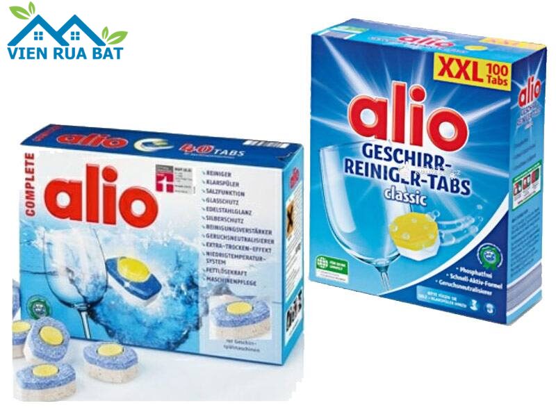 Viên rửa bát có hại không? Sự thật bạn cần biết trước khi dùng lâu dài. Viên rửa bát Alio Complete (All-in-one)
