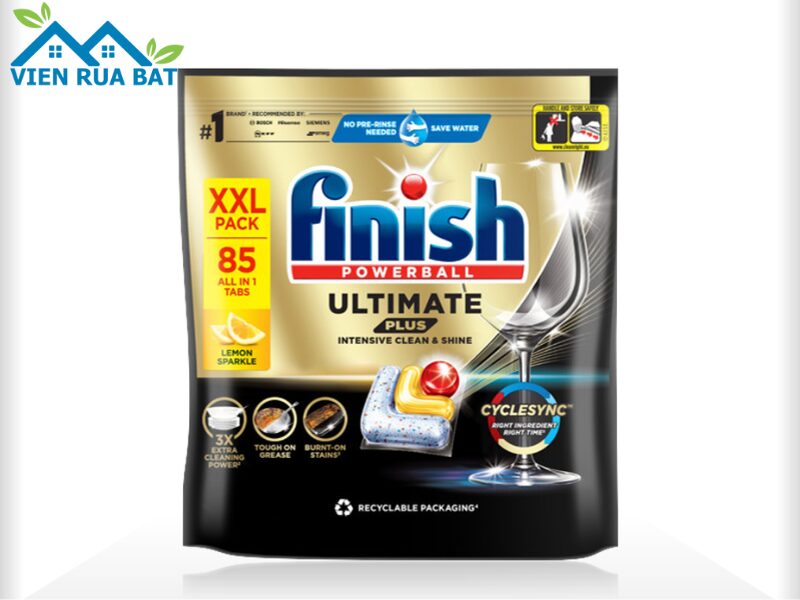 Viên rửa bát Finish Ultimate (Châu Âu)