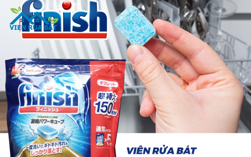 So sánh viên rửa bát Finish và Somat