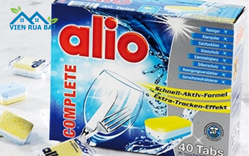 Đánh giá viên rửa bát Alio 