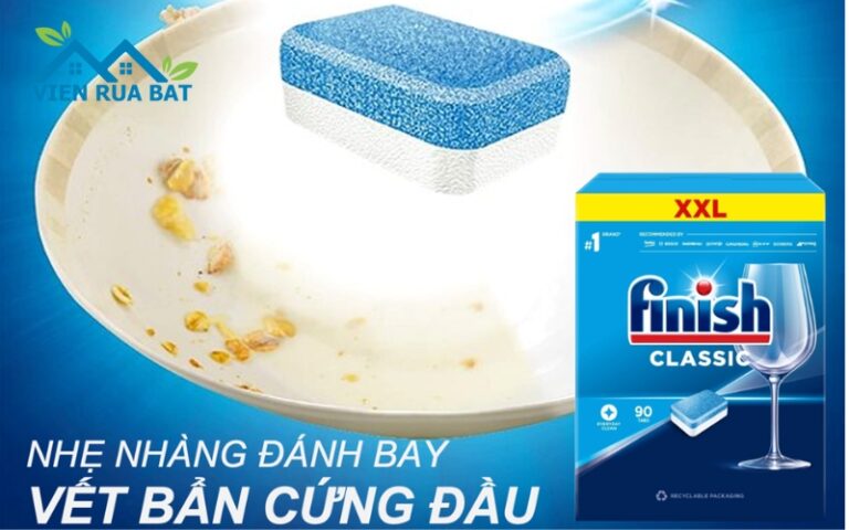 đánh giá viên rửa bát Finish