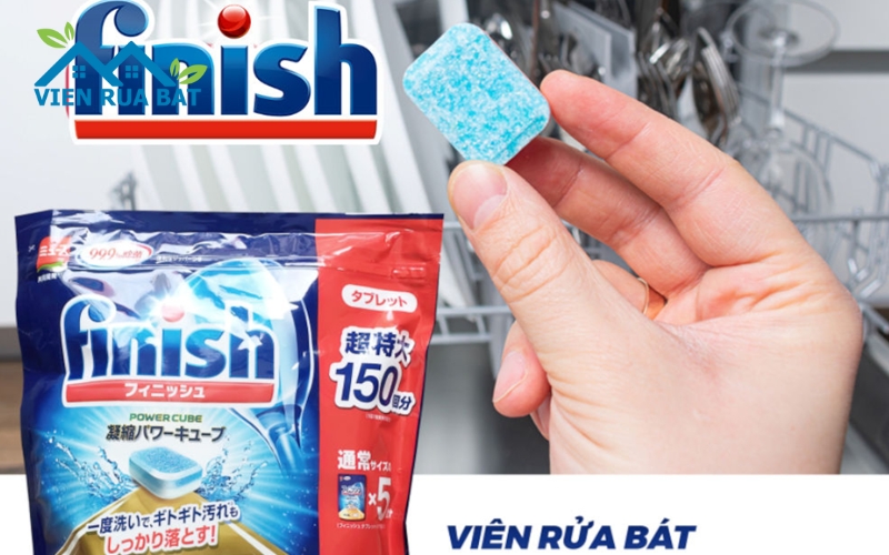 đánh giá viên rửa bát Finish