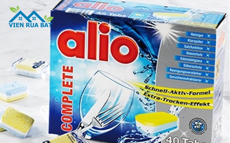 So sánh viên rửa bát Alio và Denkmit